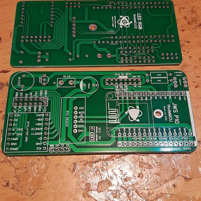 Part PCB Nodemcu ESP8266 Wireless RTC MP3 P10 Hub-12 jws clock Electrical Equipment