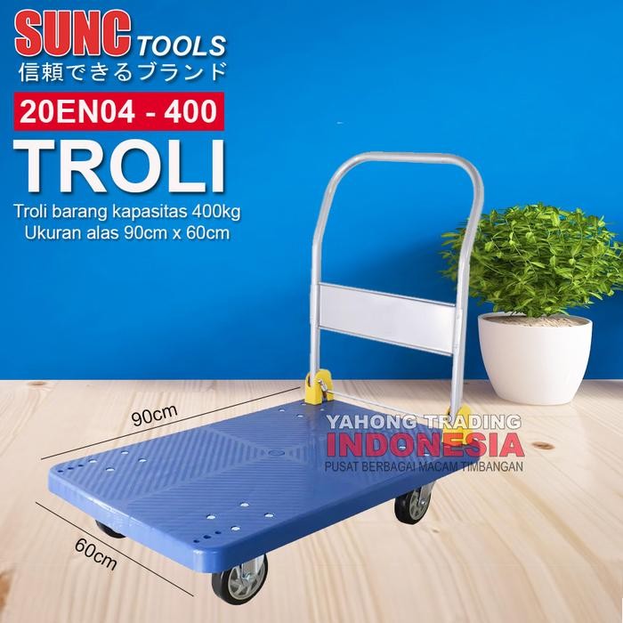 Trolley Lipat Trolly Barang Troli Plastik Serbaguna Max 400kg