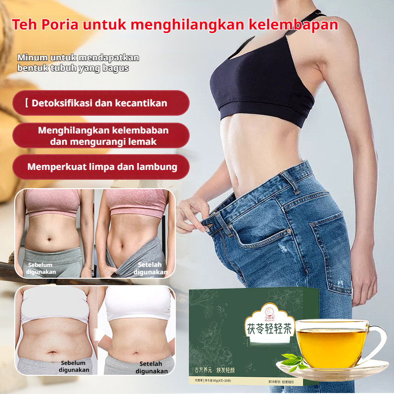 

【Kirim dalam 24 jam】Teh Poria Cocos Pelangsing Teh Detox Alami Teh Penghilang Lemak Teh Pelancar Pencernaan