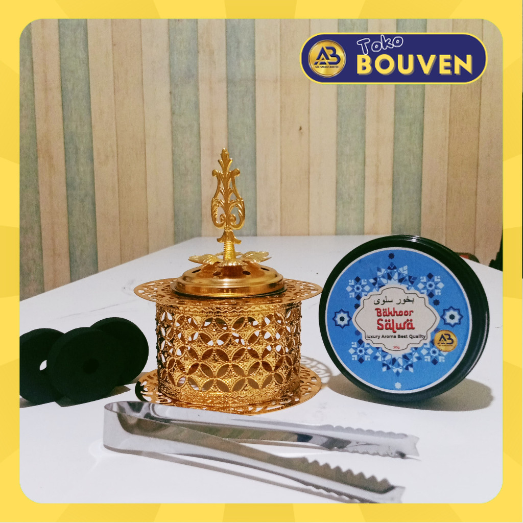 Paketan Bukhur Aromatherapy Luxury Buhur wangi Bakhoor Bukhoor kemenyan luban Dupa Arab Mabkhara Gol