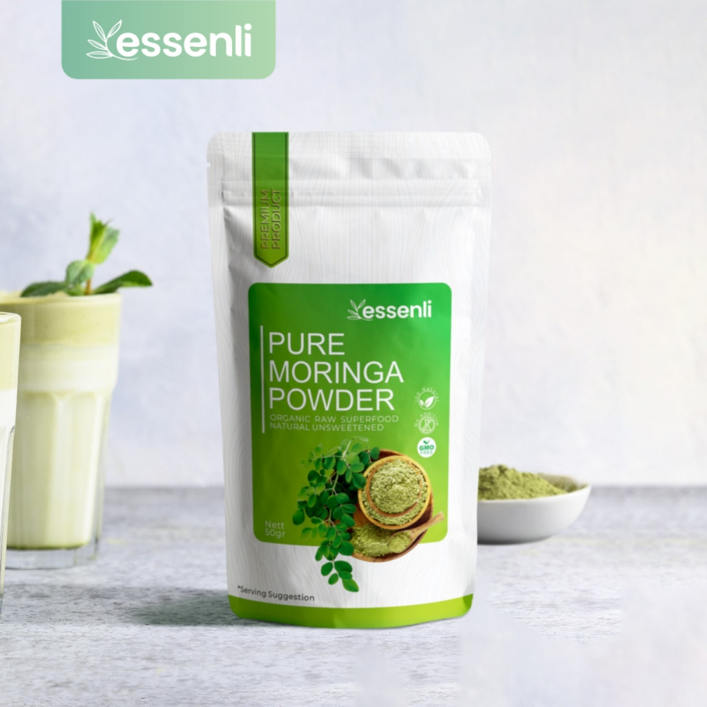 

ESSENLI Daun Kelor Bubuk Halus / Moringa Powder