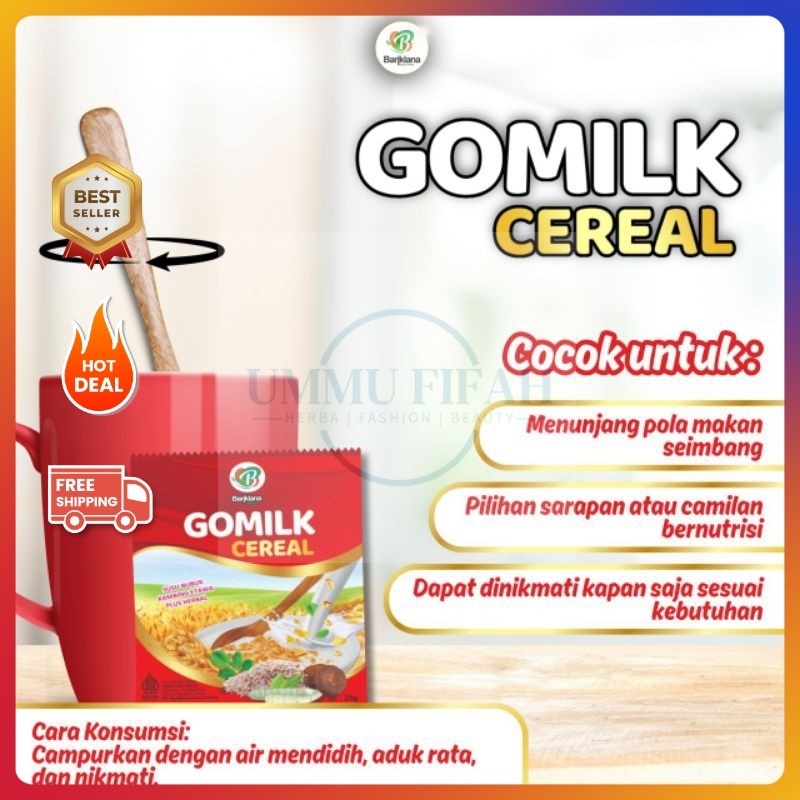 

GOMILK CEREAL / OATMILK & SUSU KAMBING / SARAPAN GANDUM / BARIKLANA HERBAL