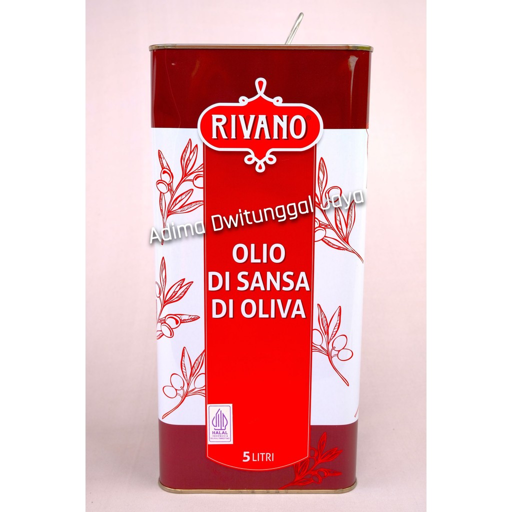 

Rivano Pomace Olive Oil / Minyak Zaitun Pomace 5 Liter