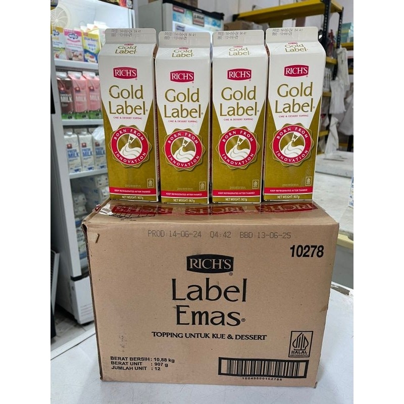 

Richs Gold Label Whipping Cream 907 Gr -BEST SELLER-