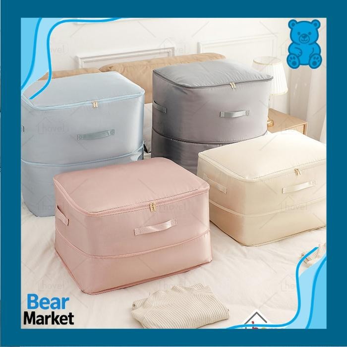 BEAR  Tas Pakaian Besar Travel Bag Baju Mudik Jumbo Hospital Bag Melahirkan Penyimpanan Bed Cover - 