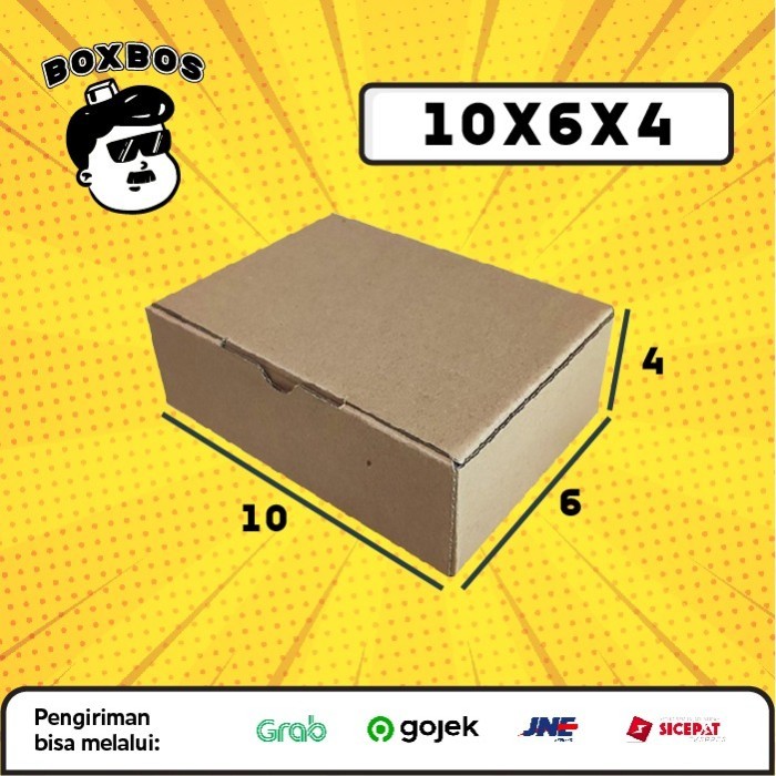 

10x6x4 CM Pizza KARDUS Corrugated Packaging Box packing Diecut
