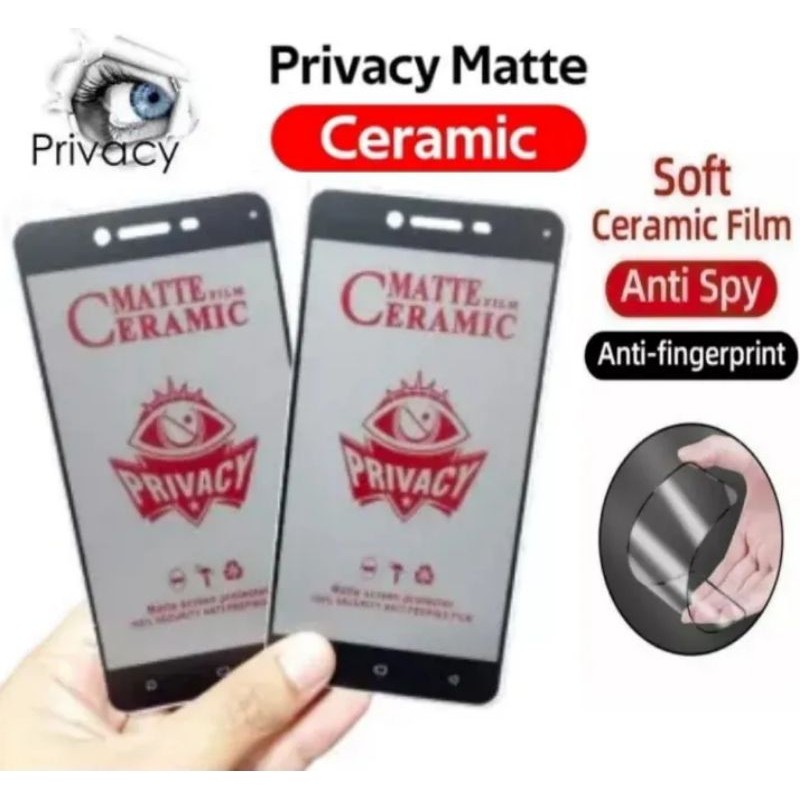 Temperd Glass Spy Cramic OPPO A37 A37F NEO9 warna hitam Pelindung Depan Layar Hp