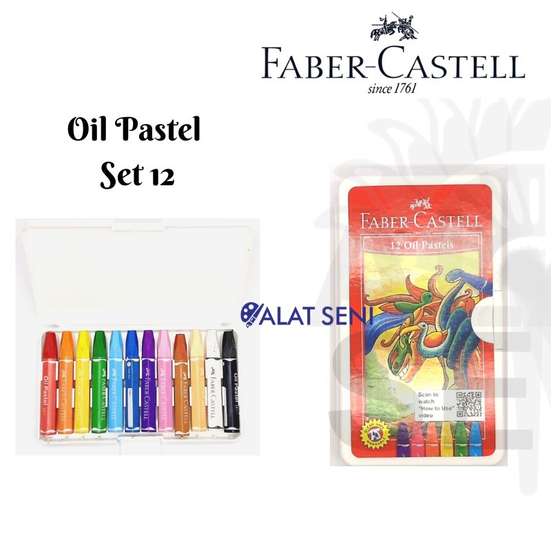 

Faber Castell Hexagonal Oil Paster Set 12/ Crayon set 12