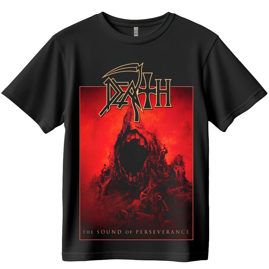 Kaos Premium Pria Tshirt MUSIK BAND METAL DEATH  Pakaian Pria / Kaos Distro Premium Cowok Dewasa / B