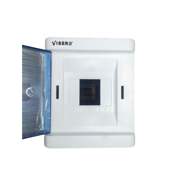 Box MCB Merk Visero Isi 4 / Box MCB 4 Group / Box MCB Isi 4 + Penutup