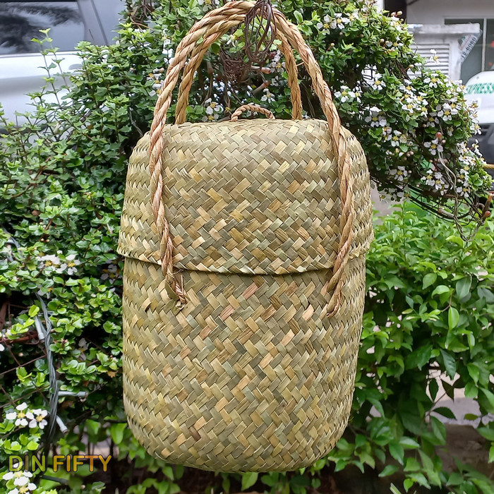 

[Best Seller] Tas purun/wadah toples/bingkisan hampers/parcel/souviner
