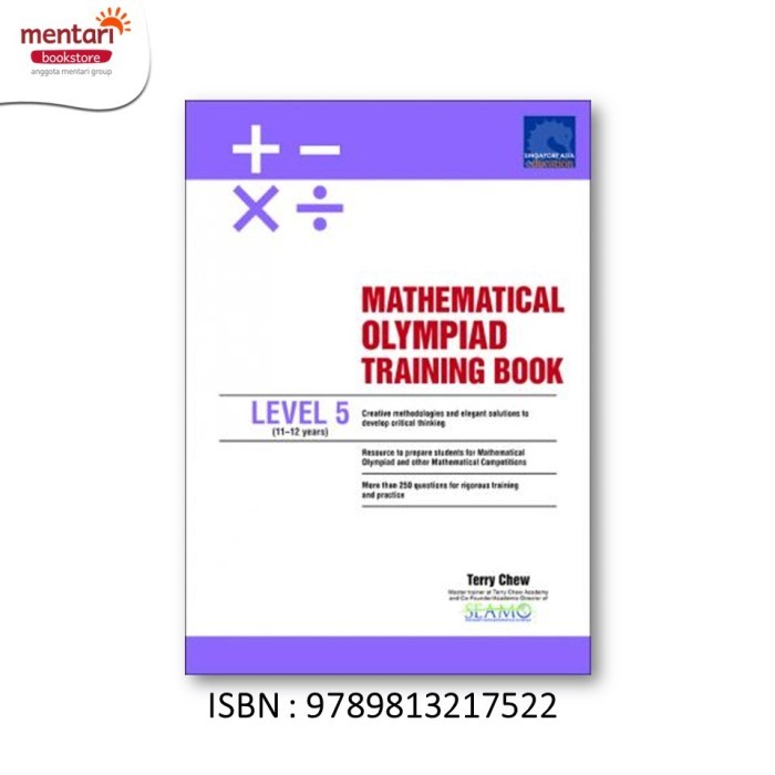 

Mathematical Olympiad Training Book | Buku Olimpiade Matematika SD - Level 6