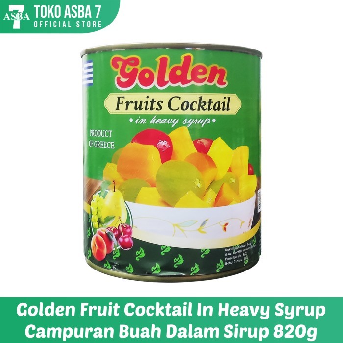 

GOLDEN FRUITS COCKTAIL IN HEAVY SYRUP 820G