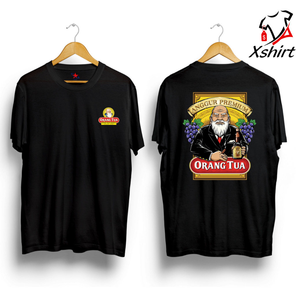 Baju Kaos kawa kawa Cap Orang Tua | Tshirt Anggur Berkualitas Warisan Turun Temurun Sejak 1948