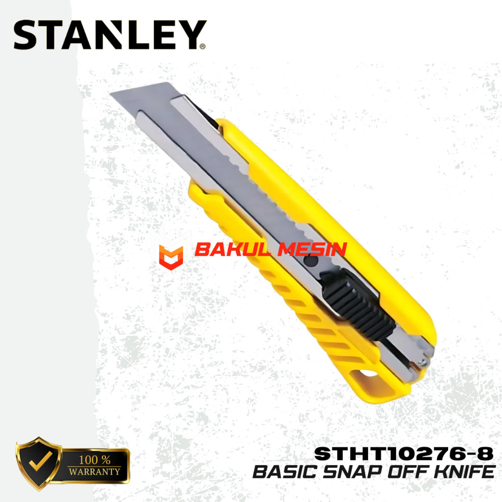 

STANLEY Pisau Cutter 18mm STHT10276-8 Basic Snap Off Knife