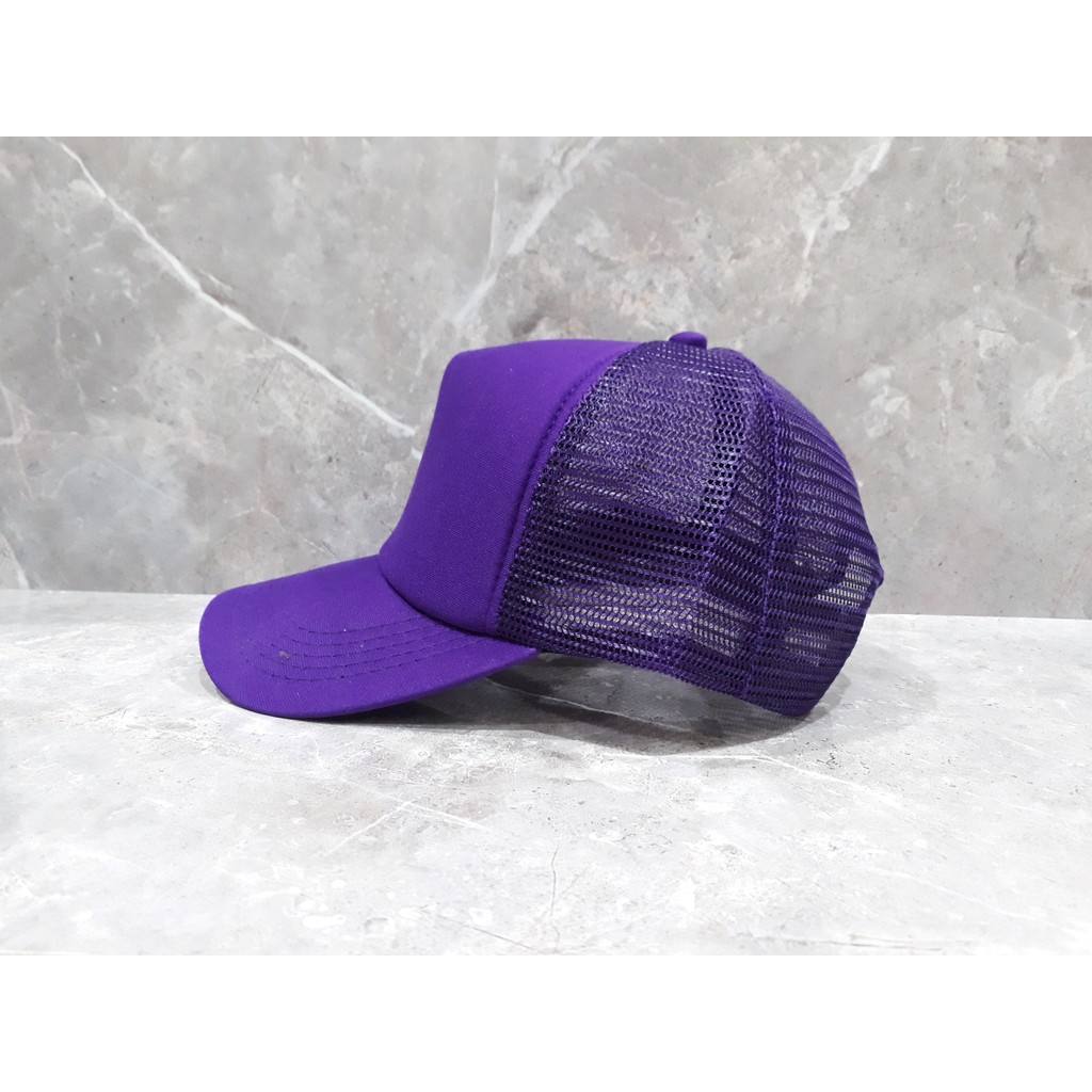 TOPI JARING TRUCKER BASEBALL POLOS PRIA WANITA DEWASA BISBOL CEWEK DISTRO COWOK LAKI LAKI WARNA HITA