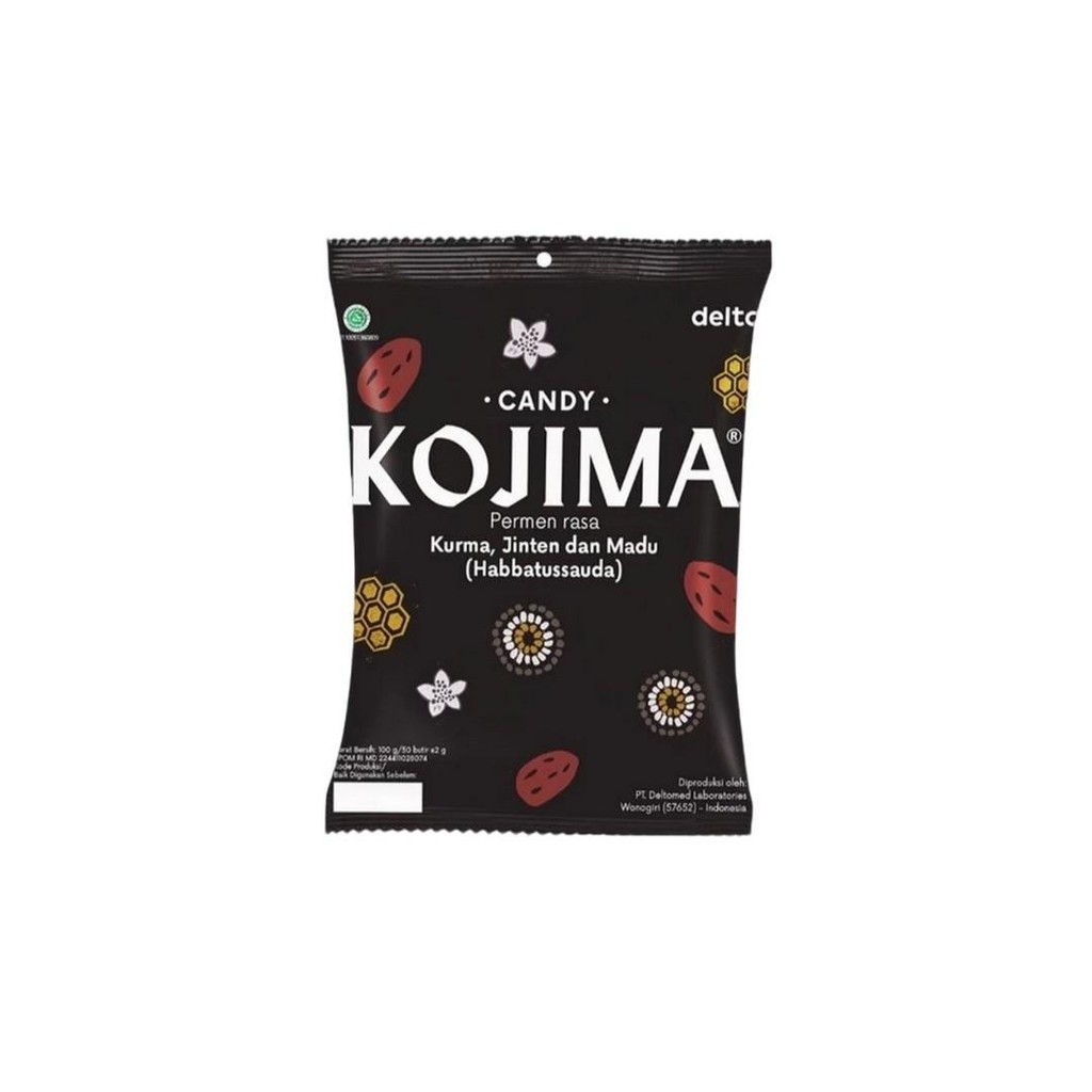 

Permen Kojima Bag 50 Butir - Kurma Jinten Habbatussauda Madu Tamarind Rasanya Asem Manis Segar Candy Food