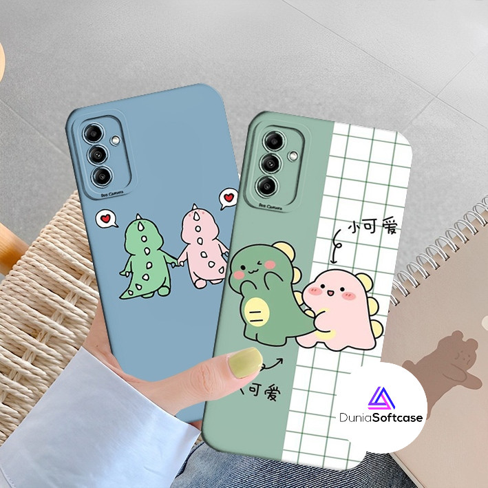 Case SAMSUNG A04s A05s A14 A15 A24 A25 A34 A35 A54 A55 M14 M23 M34 M54 Motif DINO COUPLE - Case Keki