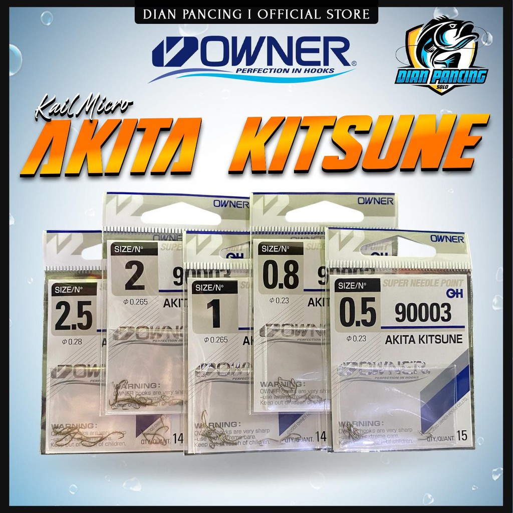 kail pancing OWNER AKITA KITSUNE Cocok Buat Mancing micro fishing