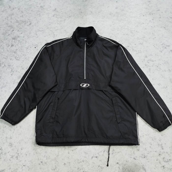 jaket halfzip outdoor SSK hitam