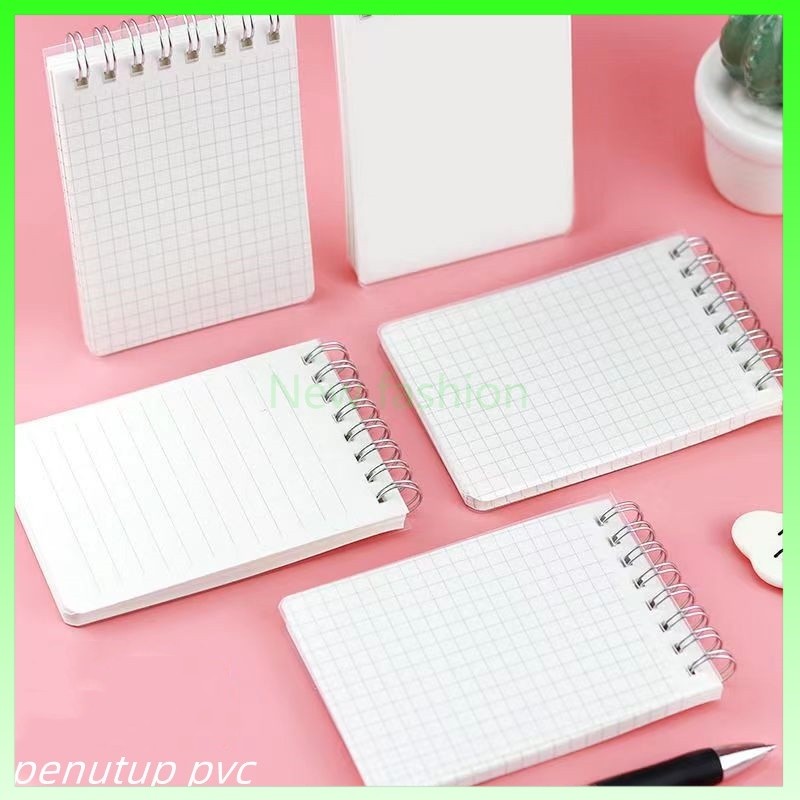 

Flip-Up Coil Book/Transparent PP Matte Cover Portable Mini Portable Notebook