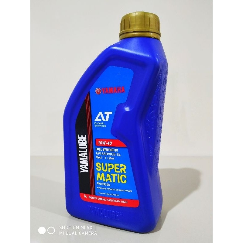 SALE - OLI YAMALUBE SUPER MATIC 1 L UNTUK MOTOR YAMAHA MATIC NMAX AEROX LEXI FREEGO