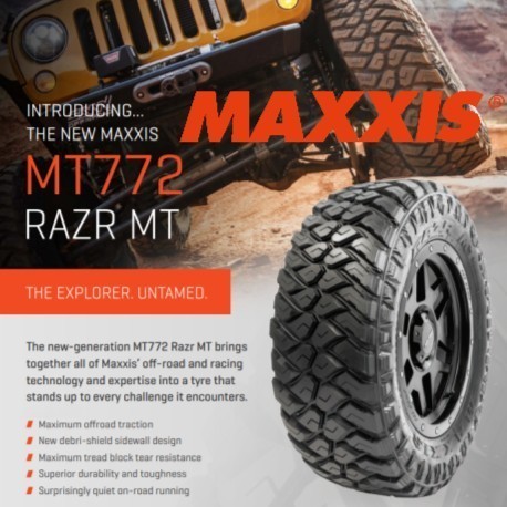 MAXXIS RAZR MT 772 33 x 10.5 R15 Ring 15 MT772 Ban Mobil 33 Toyota Hardtop Landcruiser