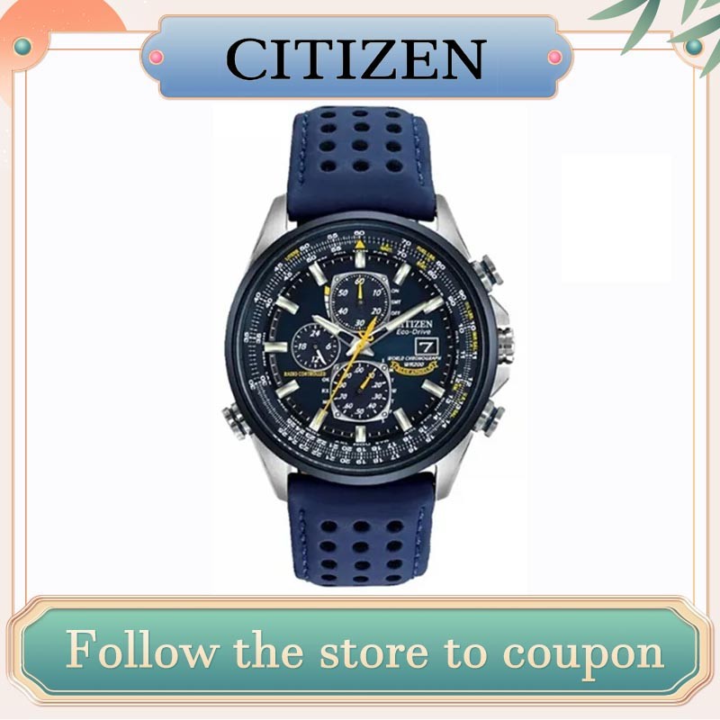 Citizen Original Watches for Men Genuine Blue Angels Date splay Waterproof Luminous EcologyDrive Fas