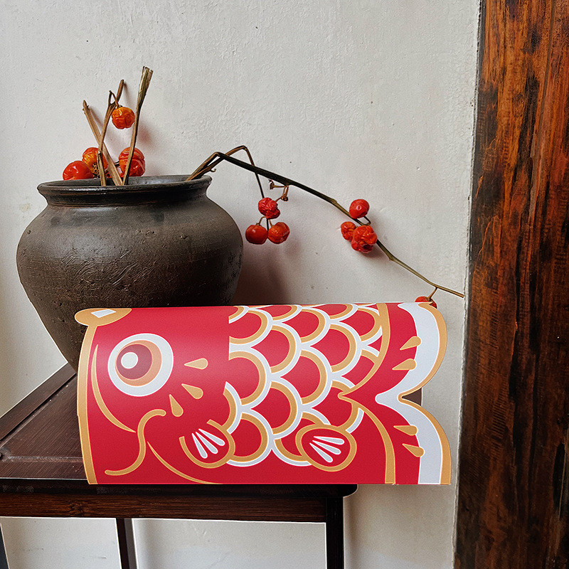 

Dessert Box Kue Ikan Koi Kotak Hadiah Souvenir Hampers Imlek Happy Chinese Year CNY
