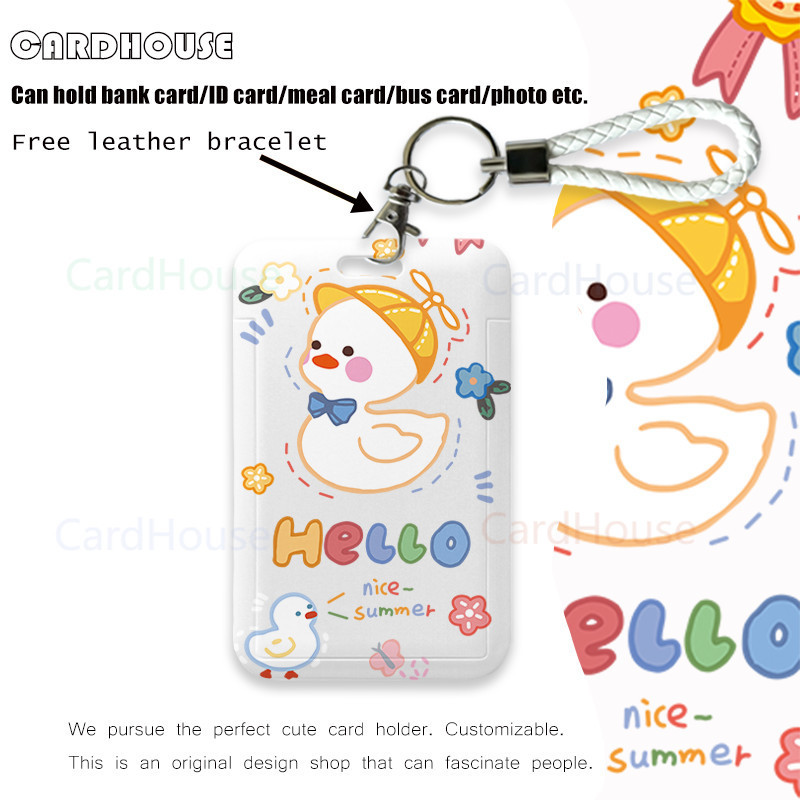 

( CardHouse ) ID CARD HOLDER DUCK LUCU LT29 Tempat Kartu Photocard Photo Card KARTUN