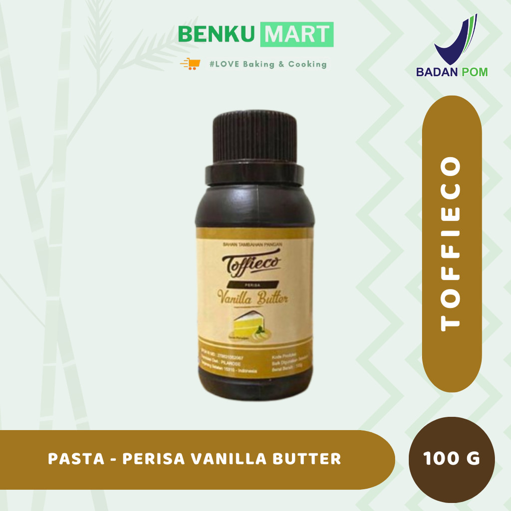 

Toffieco Pasta Vanilla Butter 100 Gr | Perisa Vanila Butter