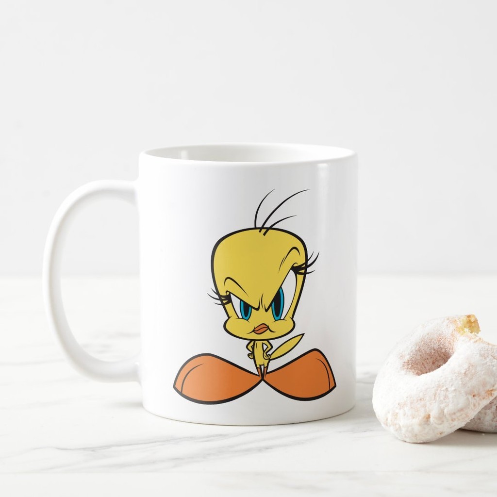 Gelas Mug "Angry Tweety" Coffee Mug Looney Tunes edition