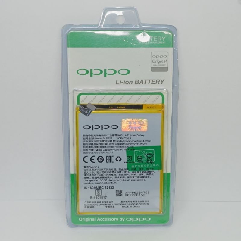 Batre Baterai OPPO F3 PLUS F3+ BLP623 ORIGINAL 100%