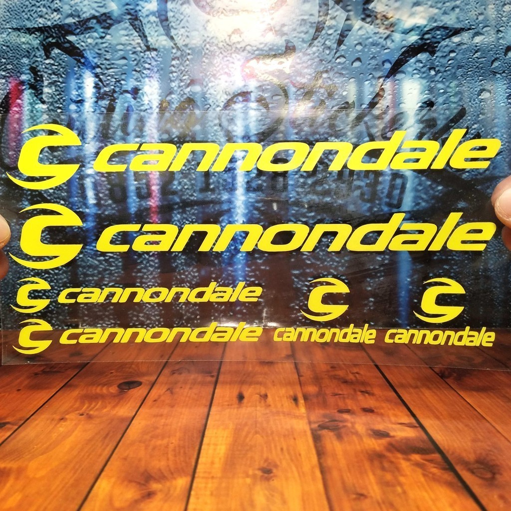 Cetak Kilat - Cutting Stiker Cannondale Variasi Sepeda Sticker Frame Aksesoris Body Style Lipat Kere