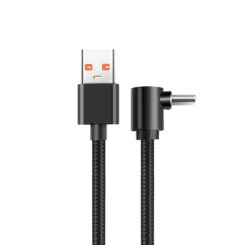 

4A Quick Charger 0.25m/0.5m/1m/2m Elbow USB to Type C 90 Degrees Braid Cord PD Cable For iPhone Samsung Huawei Xiaomi Macbook