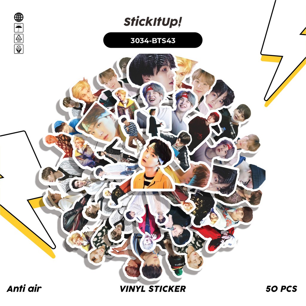 

COD✨ 50 Pcs Stiker SUGA SERIES 10 Lucu Anti Air Untuk Dekorasi Notebook Sepeda Skateboard Handphone DIY
