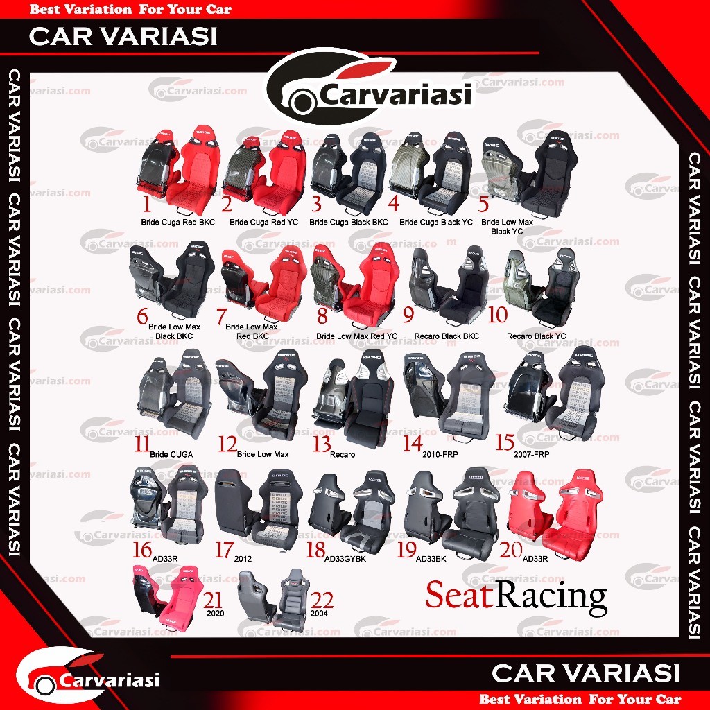 jok mobil racing RECARO / jok recaro / jok racing / jok racing mobil / jok mobil racing / jok mobil 