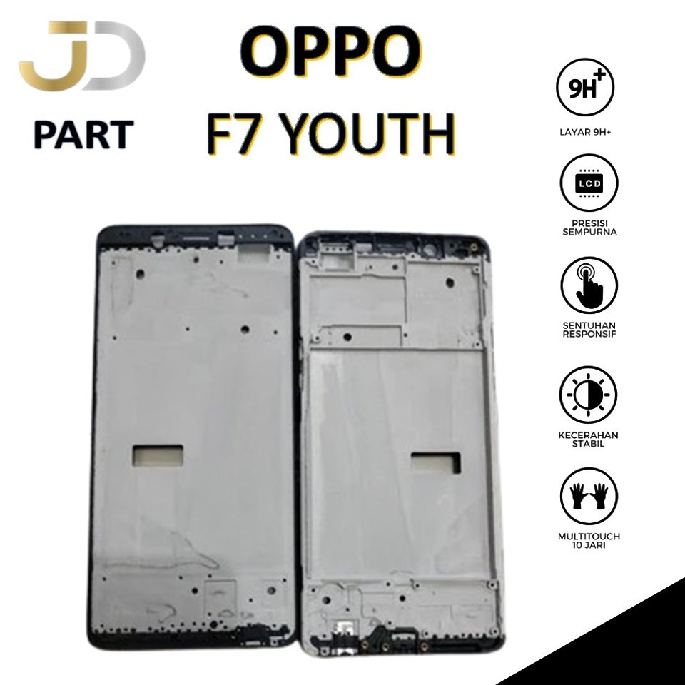 FRAME LCD OPPO F7 YOUTH / FRAME BEZZEL TULANG TENGAH