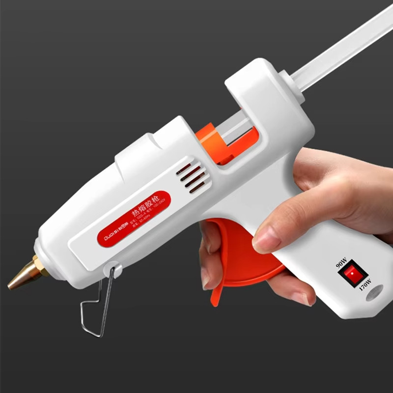 

100W Hot Melt Glue Gun DIY Mini Household Industrial Guns Heat Temperature Electric Repair Tool Use 11mm Glue Sticks