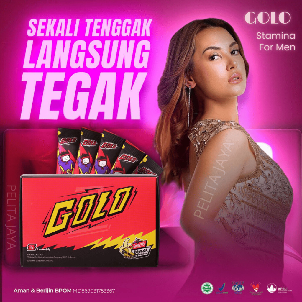 

(BISA COD) GOLO Ginseng Original Minuman Herbal Botanical Stamina Pria Gold - Mister Golo Official