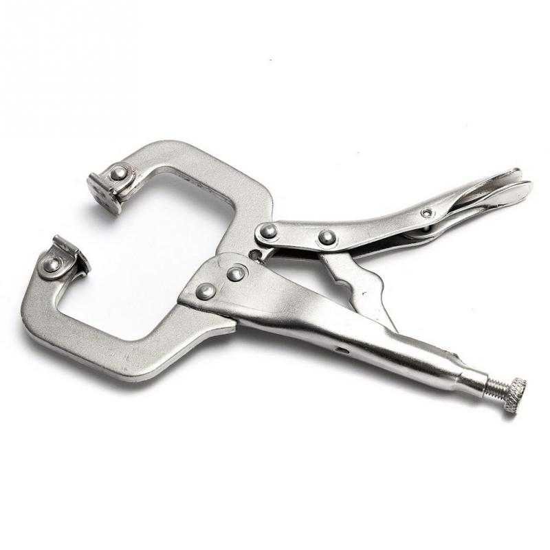 Tang Jepit C Clamp Swivel Pad Lock Grip / Tang Jepit Buaya Vise Grip Welding Mouth C Clamp / Tang Je