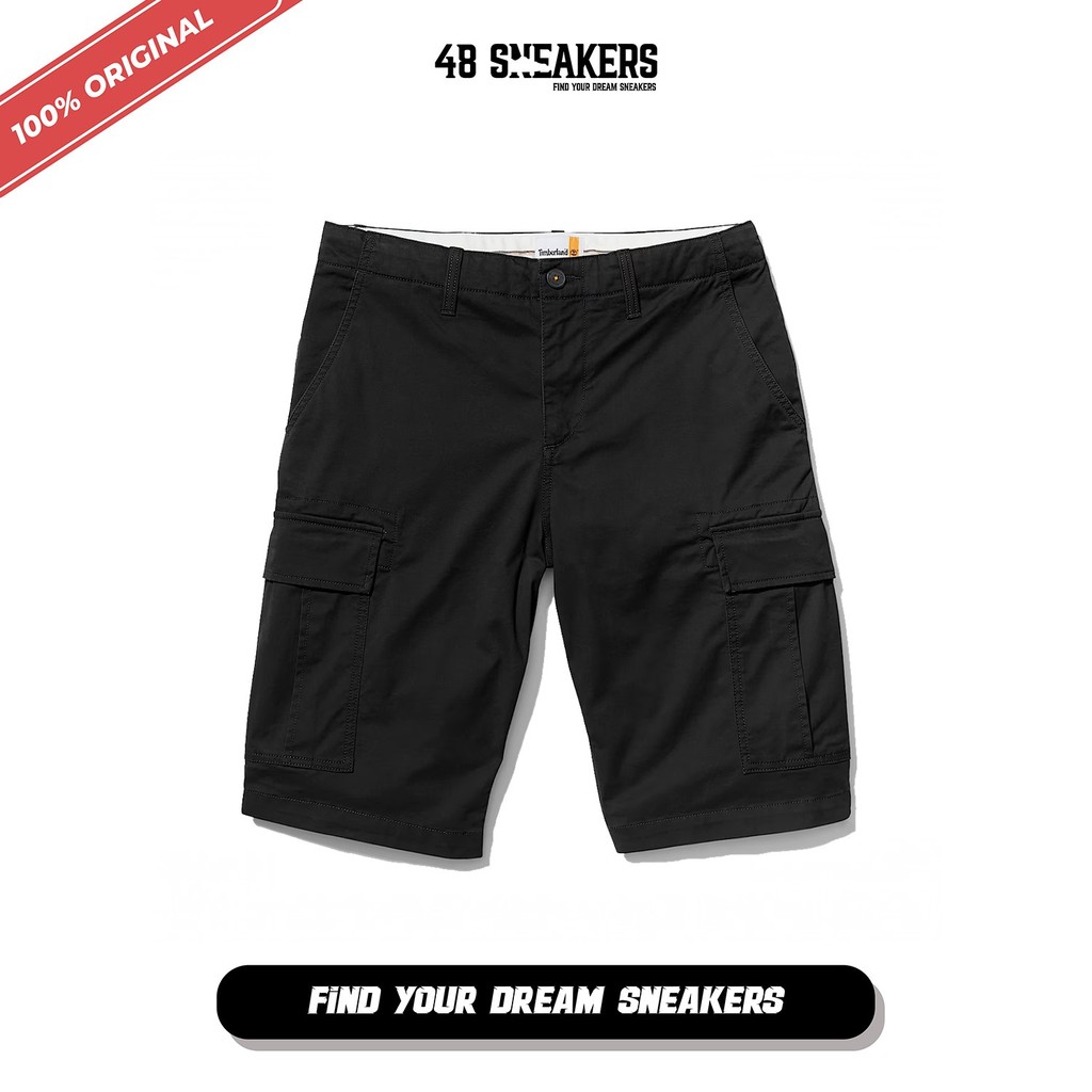 Celana Pria Timberland Cargo Black Short (TB0A5AS-001) Original