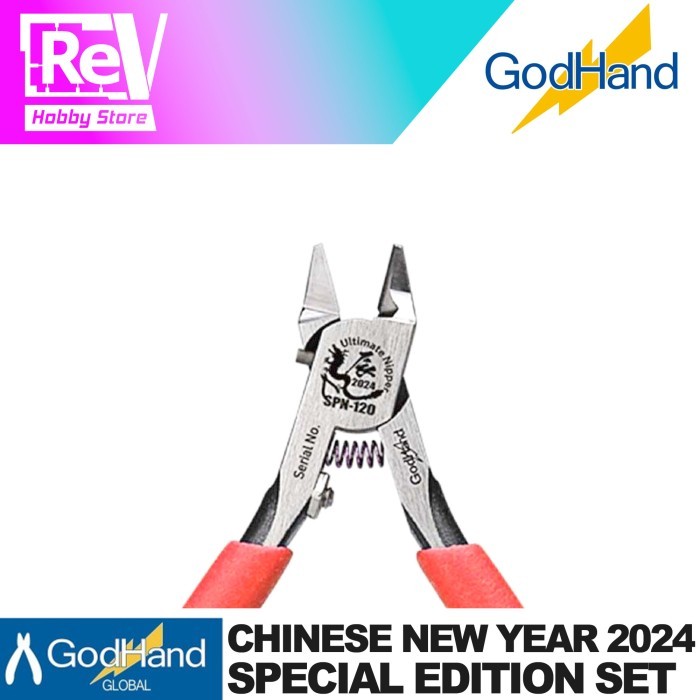 GODHAND GOD HAND SPN 120 ULTIMATE NIPPER & SANDING STICK SPECIAL PACK SET LUNAR NEW YEAR LIMITED
