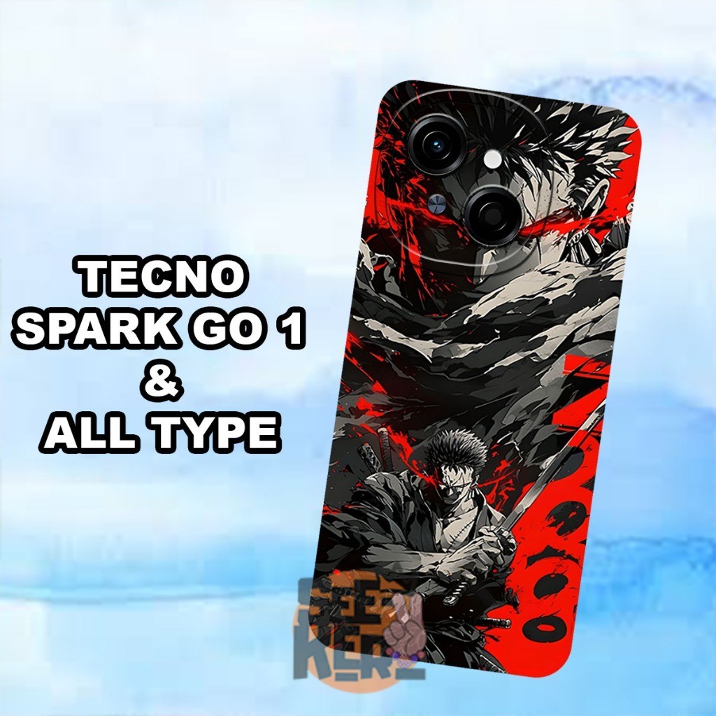 (5) Softcase karet Hp TECNO SPARK GO 1 | Case Motif Gambar Anime | Case TECNO SPARK GO 1 Silikon Tpu