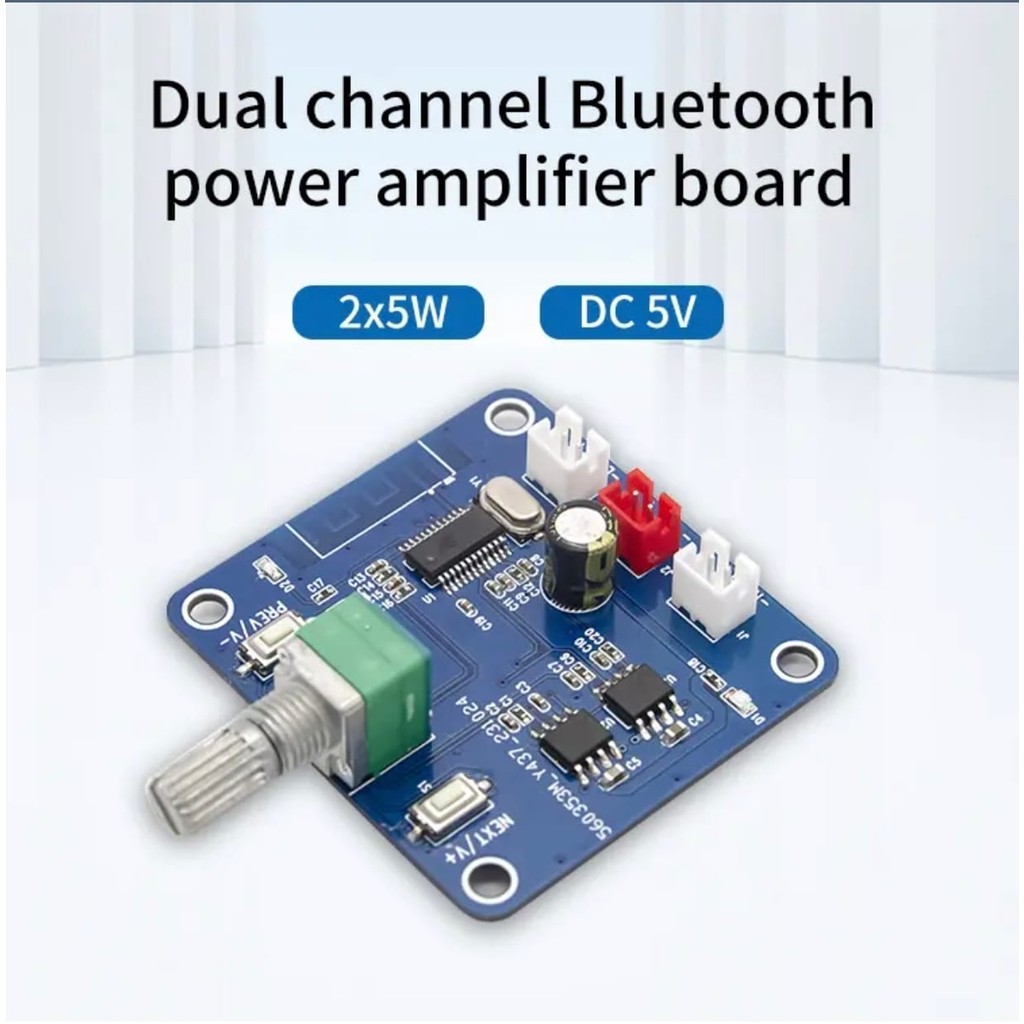 Modul Amplifier mp3 Bluetooth 2x 5W DC 5V