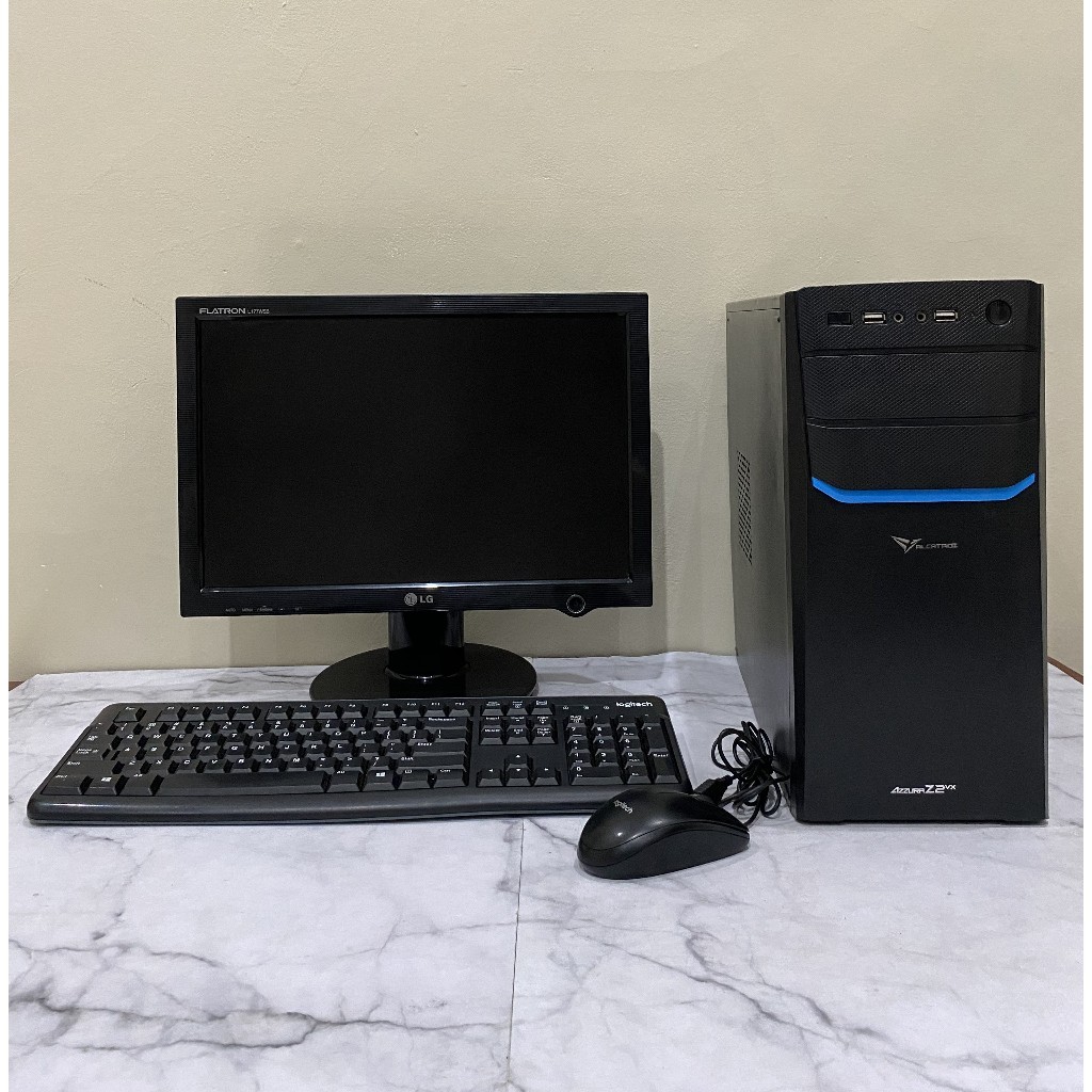 PC cpu Komputer  core i5 core i3 core i7 Fullset  siap pakai  termurah