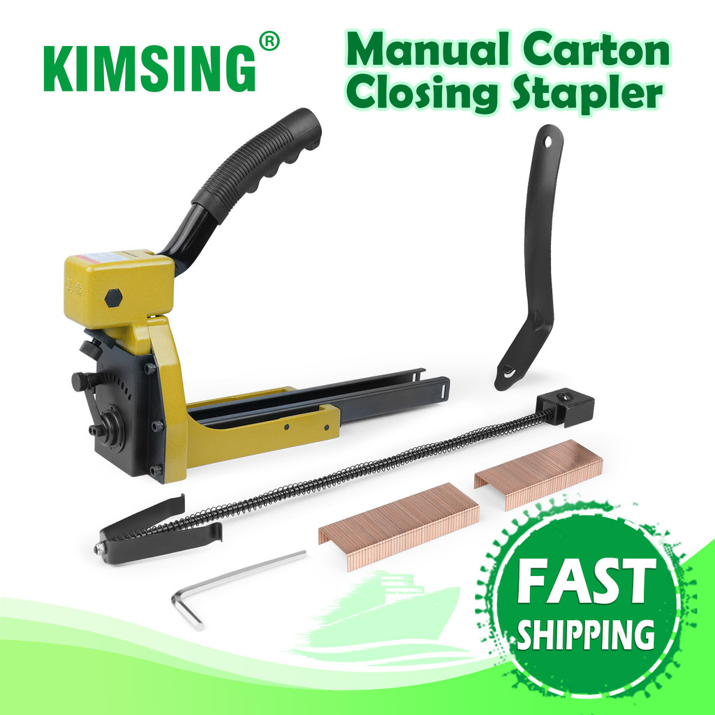 

Manual Carton Closing Stapler15-18MM Sealing Machine for Box or Cartons Closing Stapler Carton Box Tool Packing