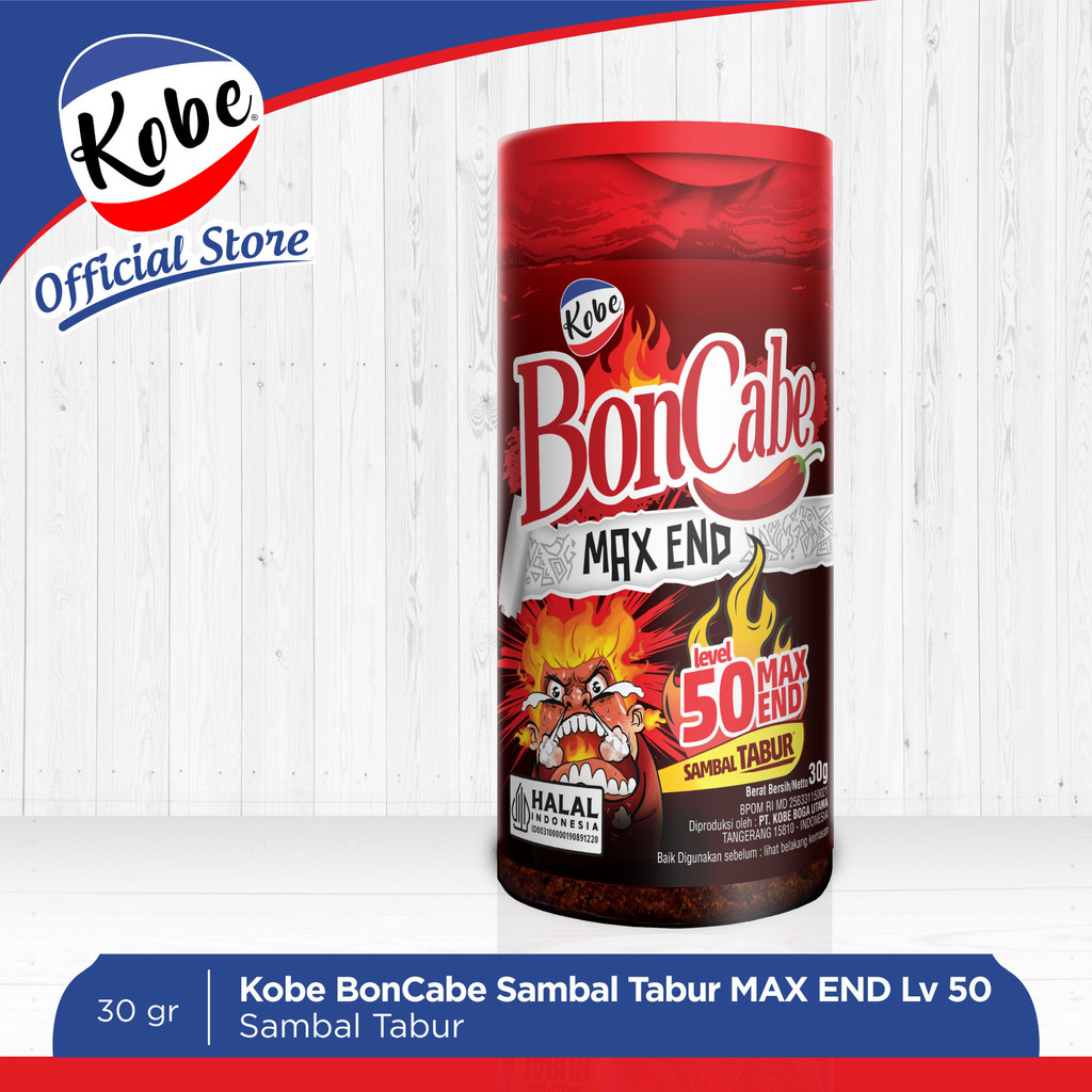 

BonCabe Sambal Tabur Level 50 Rasa Original Max End Botol 30gr