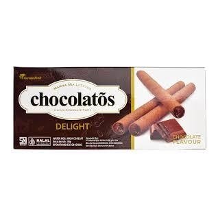 

Chocolatos Delight wafer roll Chocolate Flavour box 90g