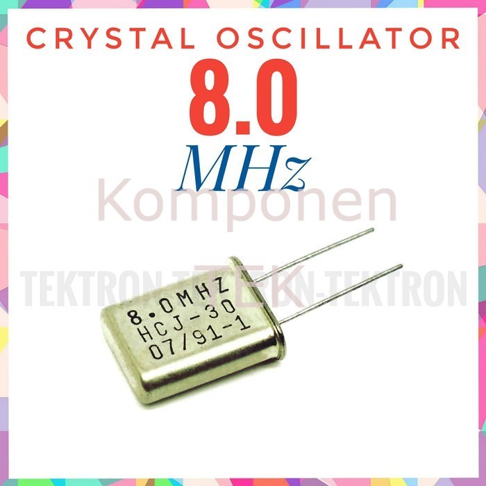 HCJ Crystal Oscillator 8.0MHz xtal oscilator 8.0 MHz 8